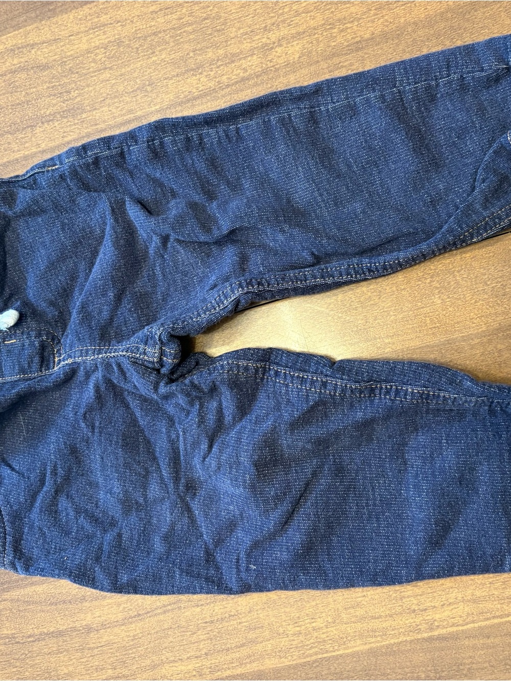 Carter's Light Gray Knit Pants with Contrast Stitching
